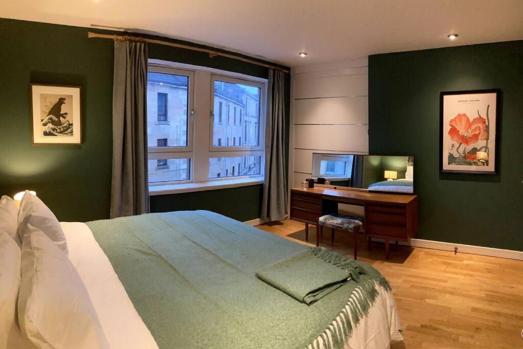 Ferienwohnung Stylish 2 Bed Accessible Flat Perfect Location Glasgow Exterior foto