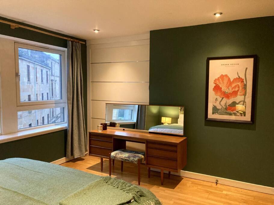 Ferienwohnung Stylish 2 Bed Accessible Flat Perfect Location Glasgow Exterior foto